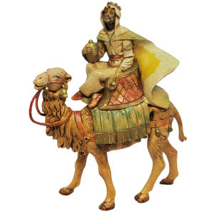 1992 Fontanini Depose Italy 5" Wiseman King Baltazar on Camel Nativity Figurine